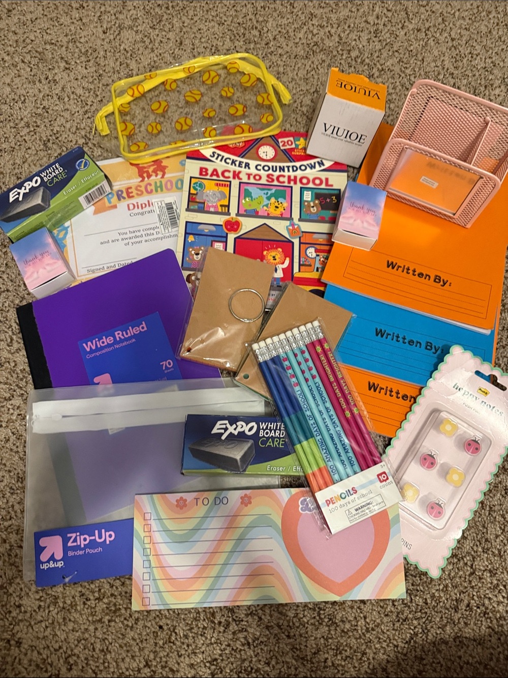 Assorted School Supplies Bundle - All new items
